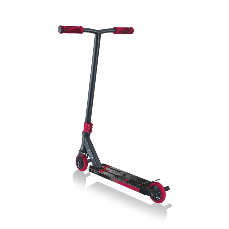 Самокат GLOBBER GS540 черно-красный, трюковой, с пегами, до 100кг, 8+