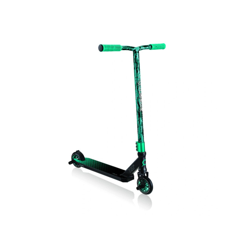 Самокат GLOBBER GS720 чорно-бірюзовий, трюковий, з пегами, до 100кг, 8+