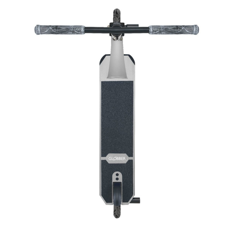 Самокат GLOBBER GS900 черно-серый, трюковой, с пегами, до 100кг, 8+