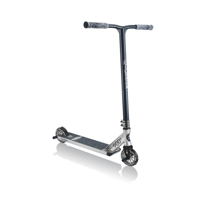 Самокат GLOBBER GS900 черно-серый, трюковой, с пегами, до 100кг, 8+