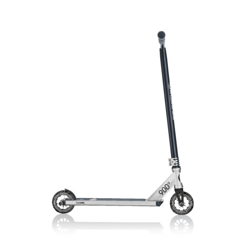 Самокат GLOBBER GS900 черно-серый, трюковой, с пегами, до 100кг, 8+