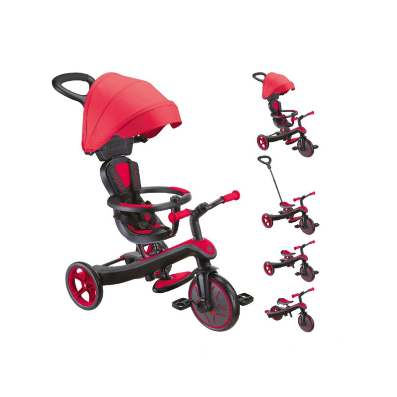 Велосипед GLOBBER EXPLORER TRIKE 4в1 - Червоний