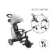Велосипед GLOBBER EXPLORER TRIKE 4в1 DELUXE PLAY - Чорно-сірий