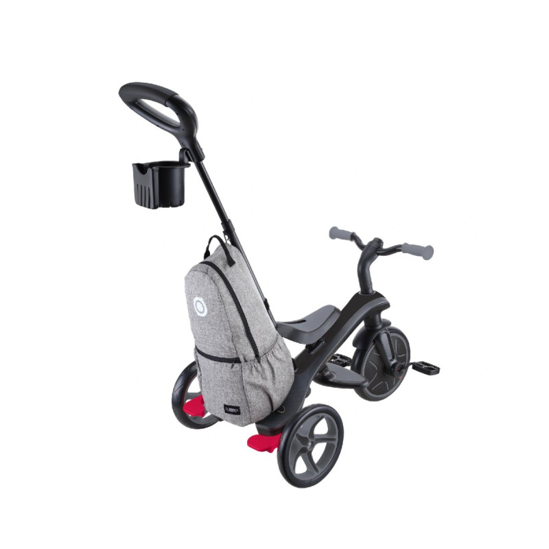 Велосипед GLOBBER EXPLORER TRIKE 4в1 DELUXE PLAY - Чорно-сірий