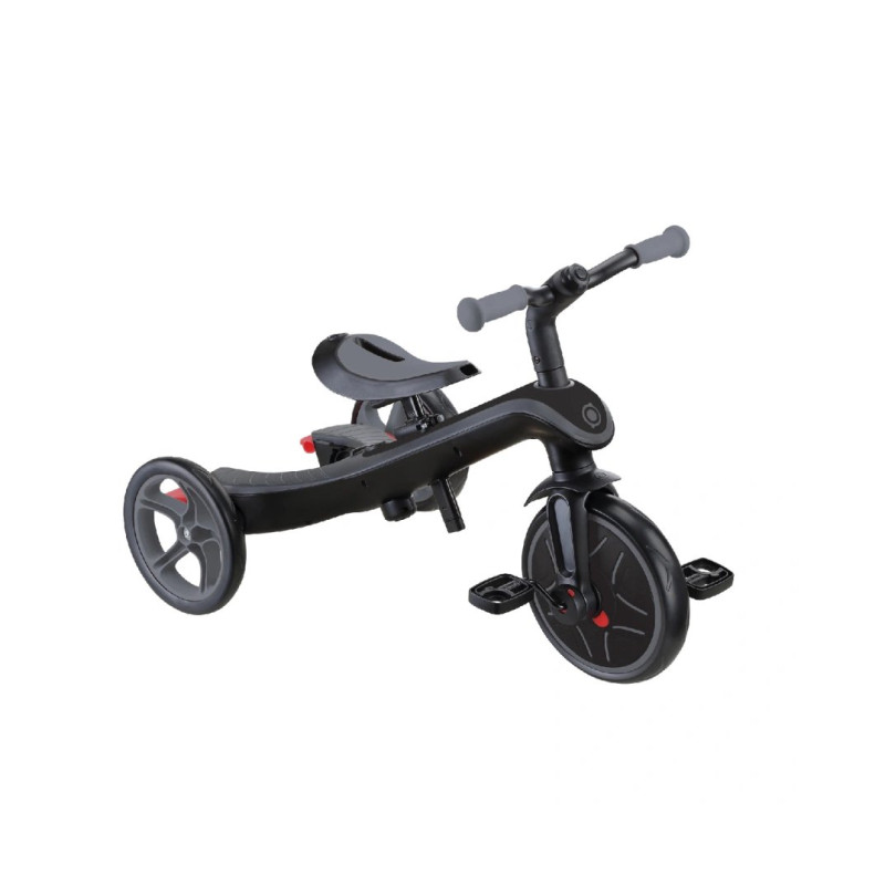 Велосипед GLOBBER EXPLORER TRIKE 4в1 DELUXE PLAY - Чорно-сірий