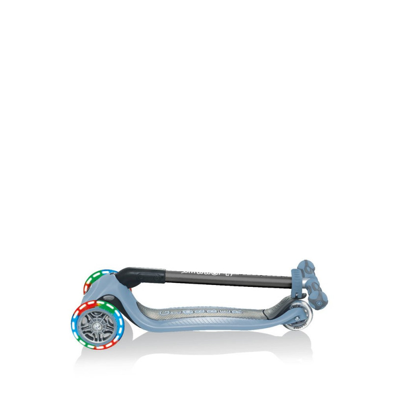 Самокат GLOBBER GO UP DELUXE LIGHTS 5в1 пепельно-голубой, колеса с подсветкой 20/50кг