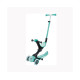Самокат GLOBBER GO UP DELUXE LIGHTS 5в1 м'ятний, колеса світяться 20/50кг