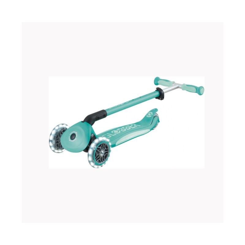Самокат GLOBBER GO UP DELUXE LIGHTS 5в1 м'ятний, колеса світяться 20/50кг