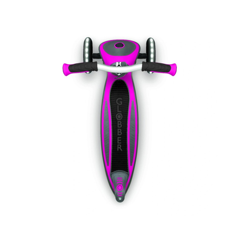 Самокат GLOBBER ER LIGHTS рожевий, колеса з підсвіткою, 50кг, 4+