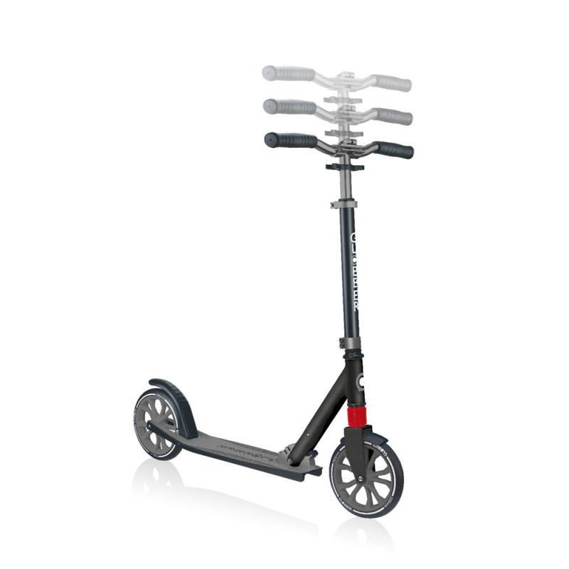 Самокат GLOBBER NL500-205 черно-серый, до 100кг, 8+