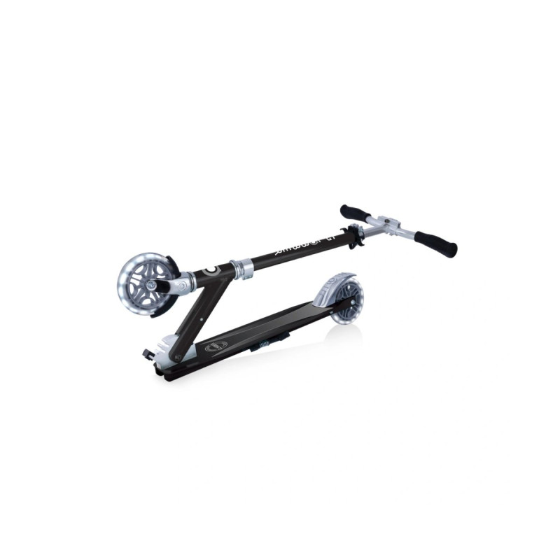 Самокат GLOBBER FLOW ELEMENT LIGHTS, чорний, колеса з підсвіткою, до 100кг, 5+, 2 колеса