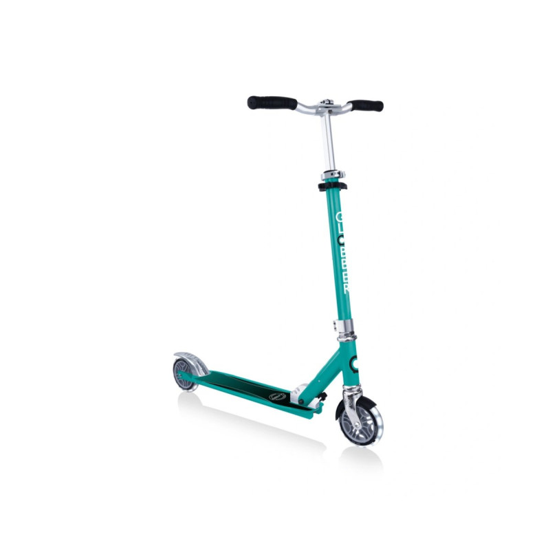 Самокат GLOBBER FLOW ELEMENT LIGHTS, нефритовий, колеса з підсвіткою, до 100кг, 5+, 2 колеса