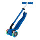 Самокат GLOBBER GO UP ACTIVE, колеса, що світяться синій/темно-синій