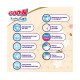 Підгузки Goo.N Premium Soft для дітей 7-12 кг розмір 3M, унісекс, 50 шт