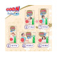 Підгузки Goo.N Premium Soft для дітей 7-12 кг розмір 3M, унісекс, 50 шт