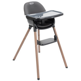 Стільчик для годування 3 в 1 Graco Presti Gray