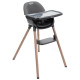 Стільчик для годування 3 в 1 Graco Presti Gray