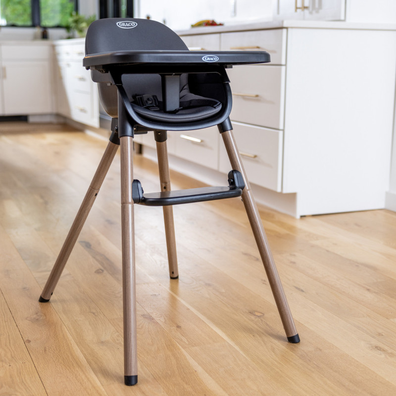 Стільчик для годування 3 в 1 Graco Presti Gray