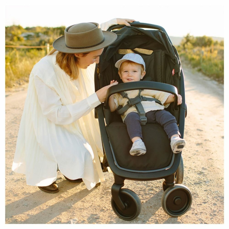 Прогулянкова коляска Greentom Classic Black-Black