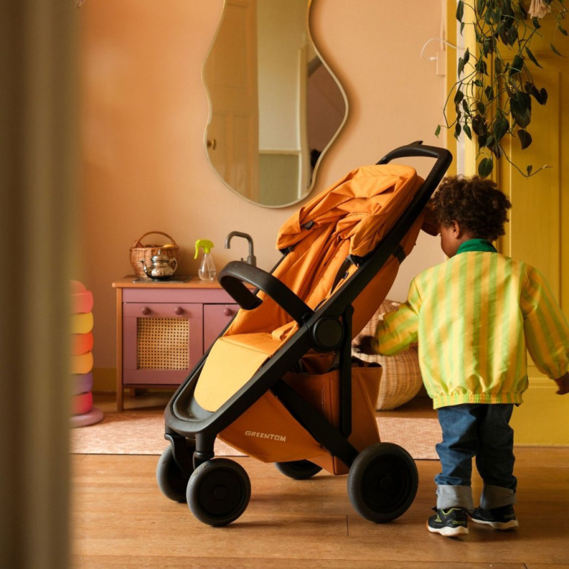 Прогулянкова коляска Greentom Classic Sunflower-Black