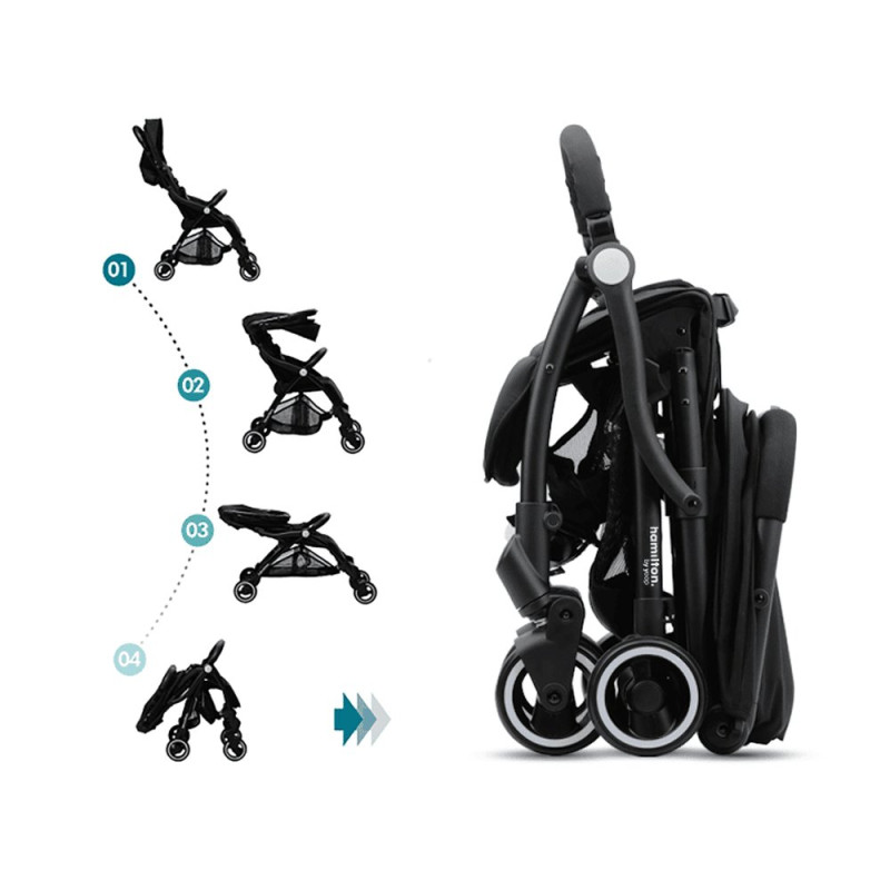 Прогулянкова коляска Hamilton by Yoop S1 Plus White Sand