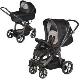 Універсальна коляска 2 в 1 HARTAN Racer чорне