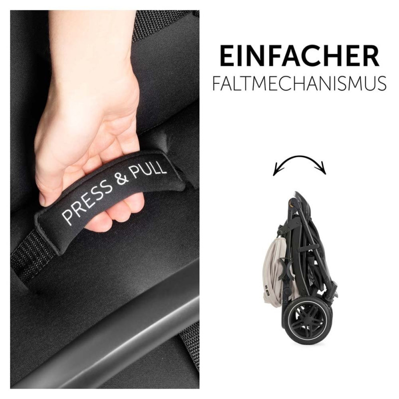 Прогулянкова коляска HAUCK Rapid 4D Classic Beige