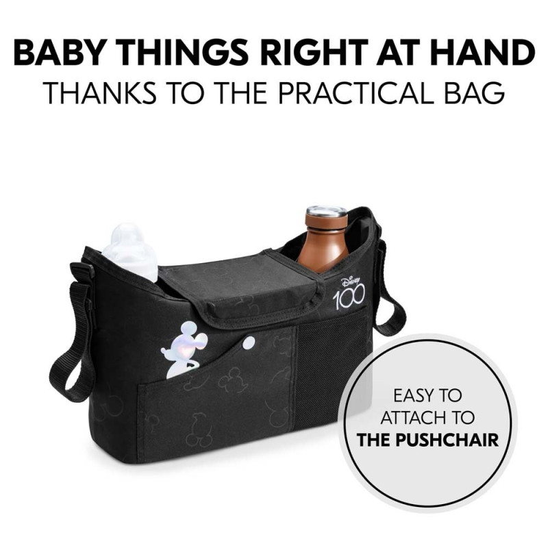 Прогулянкова коляска HAUCK Travel N Care Disney 100 Black + органайзер