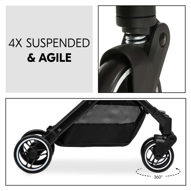 Прогулянкова коляска HAUCK Travel N Care Disney 100 Black + органайзер