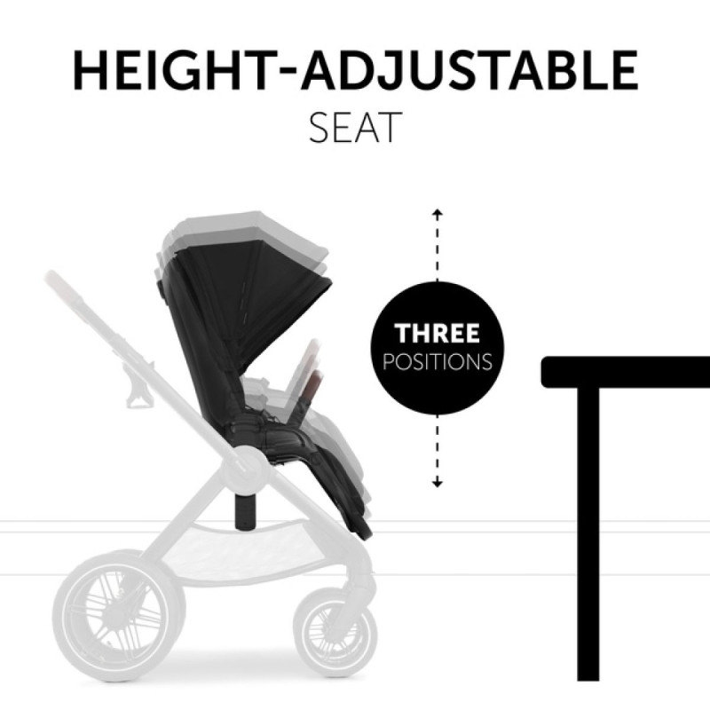 Універсальна коляска 2 в 1 HAUCK Walk N Care air black