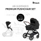 Універсальна коляска 2 в 1 HAUCK Walk N Care air black
