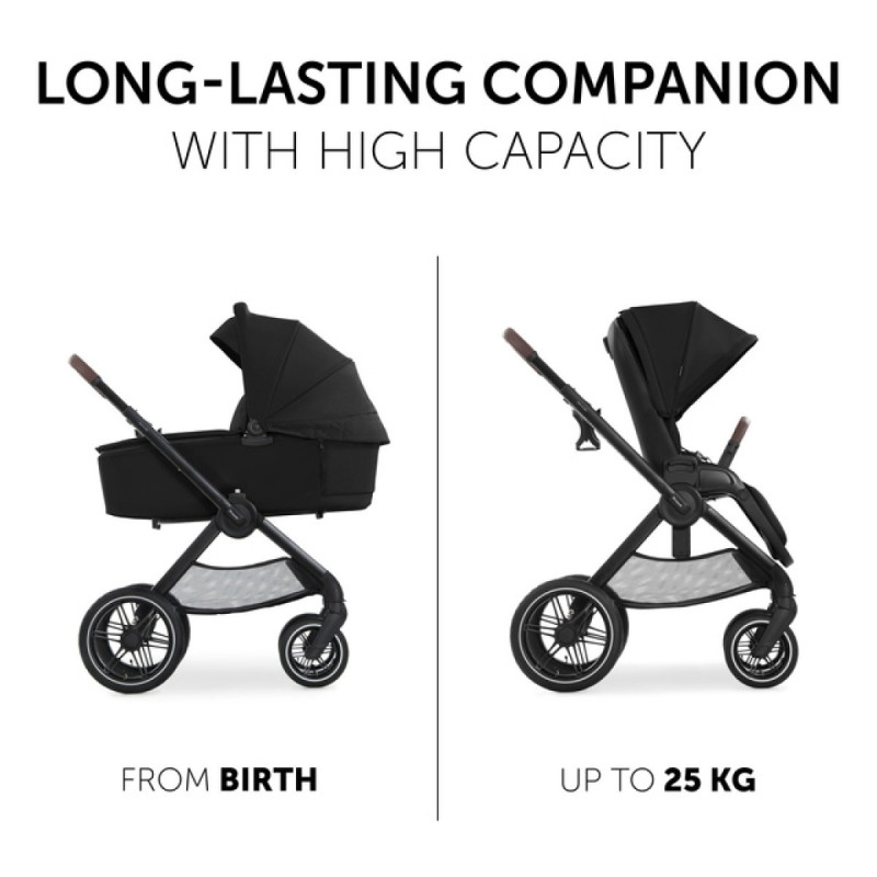 Універсальна коляска 2 в 1 HAUCK Walk N Care air black