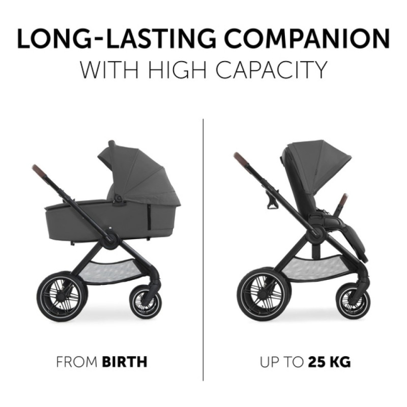 Універсальна коляска 2 в 1 HAUCK Walk N Care air dark grey