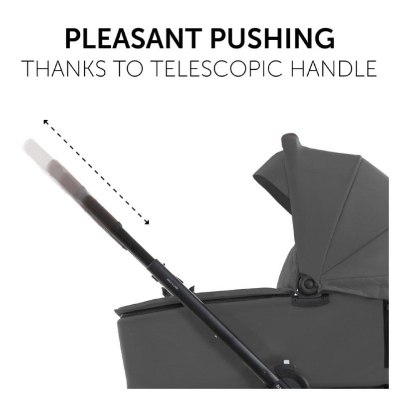 Універсальна коляска 2 в 1 HAUCK Walk N Care air dark grey