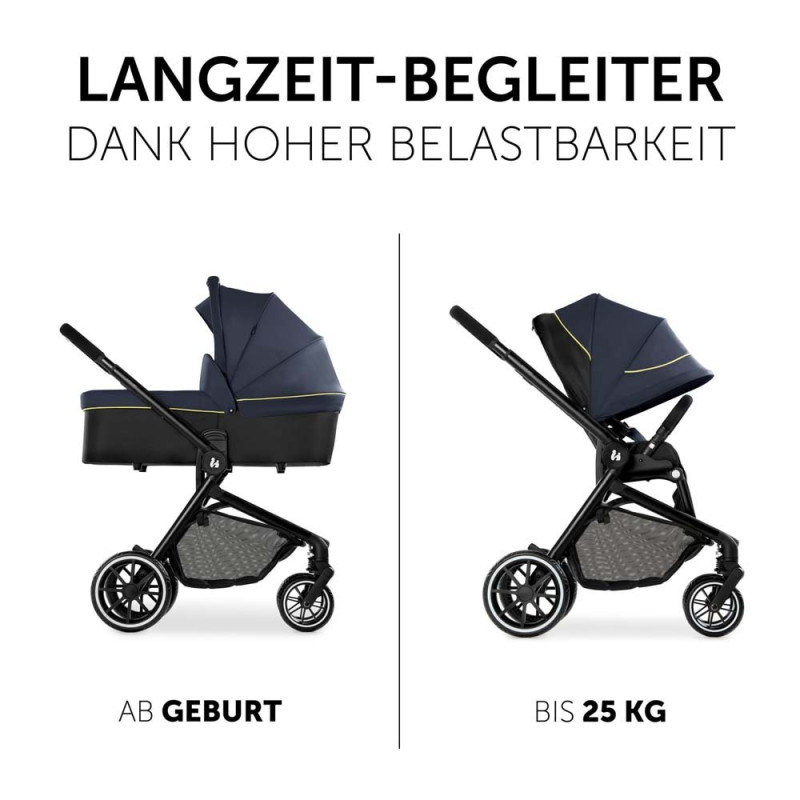 Універсальна коляска 2 в 1 HAUCK Move Dark Navy Neon