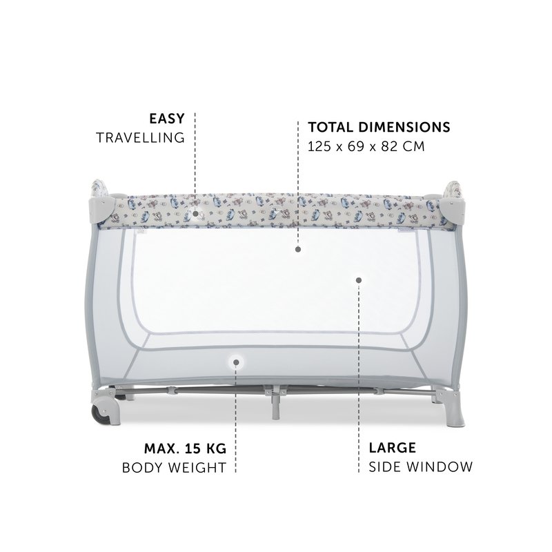 Манеж HAUCK Sleep N Play Go Plus Multicolor black