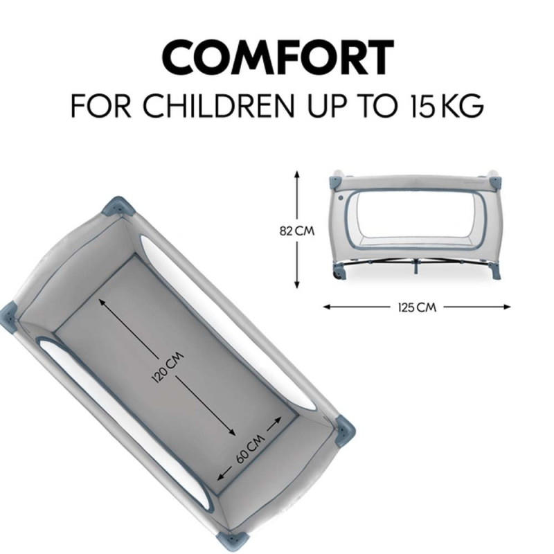 Манеж HAUCK Sleep N Play Go Plus Dusty Blue