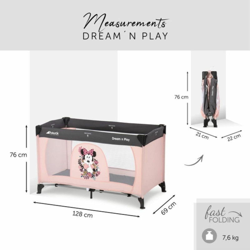 Манеж HAUCK Dream N Play Disney Minnie Sweetheart