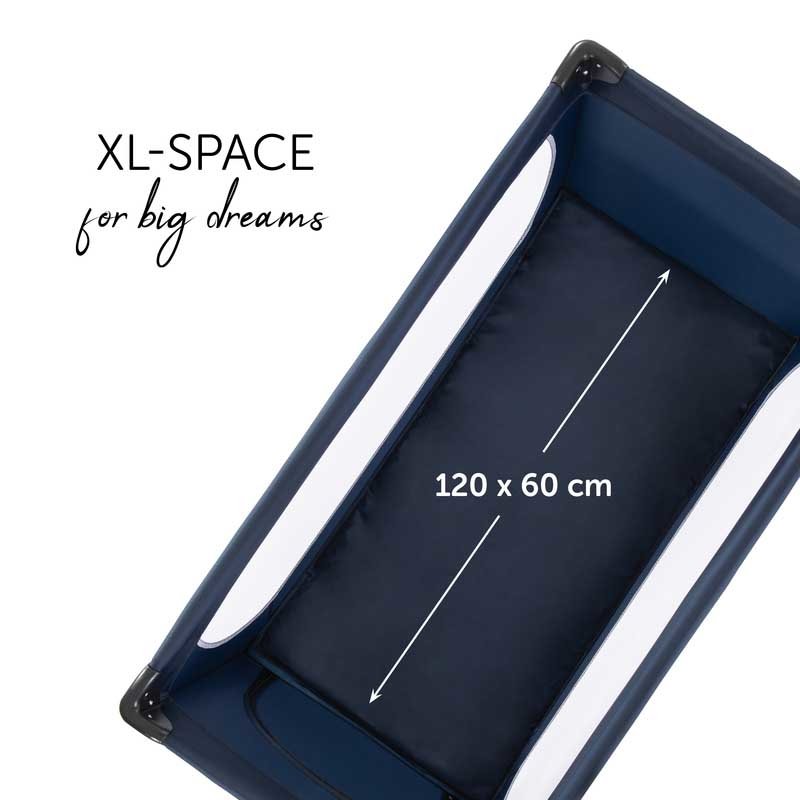 Ліжечко HAUCK Дитячий манеж-Dream N Play Plus Navy