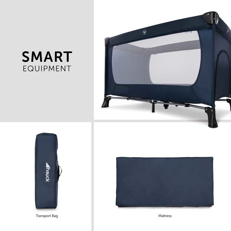 Ліжечко HAUCK Дитячий манеж-Dream N Play Plus Navy