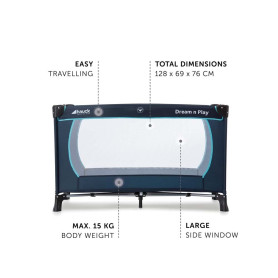 Манеж HAUCK Dream N Play navy/aqua