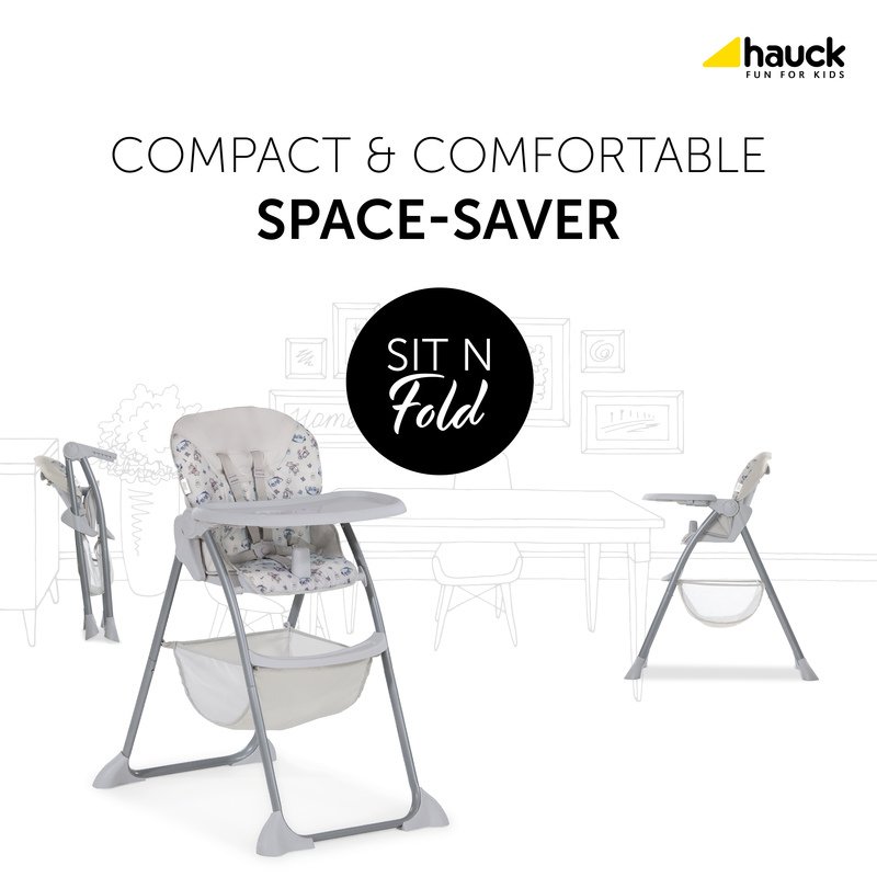 Стілець HAUCK для годування Sit N Fold Circles blue