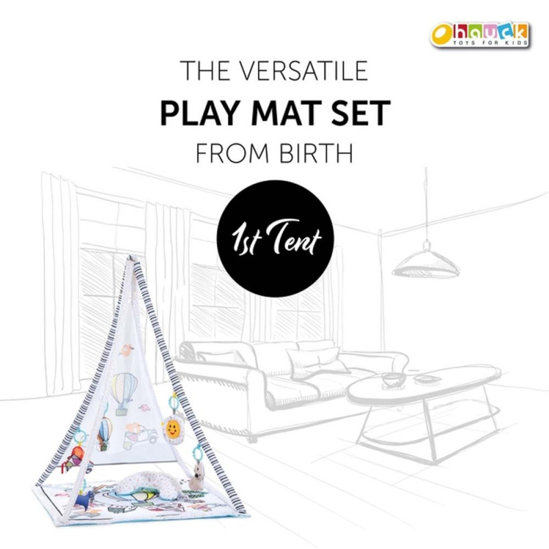 Килимок HAUCK Багатофункціональний ігровий 1st Tent White