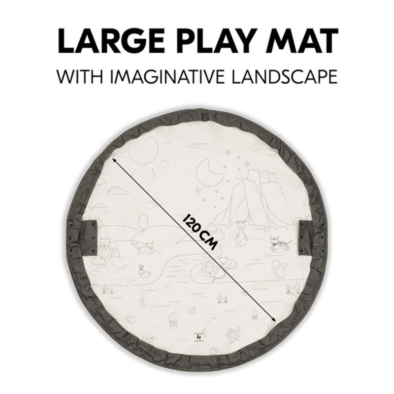 Ігровий килимок HAUCK Play N Tidy Dark Grey