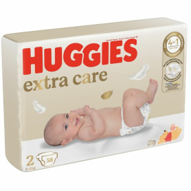 Підгузки Huggies Extra Care 2, 3-6 кг, 58 шт