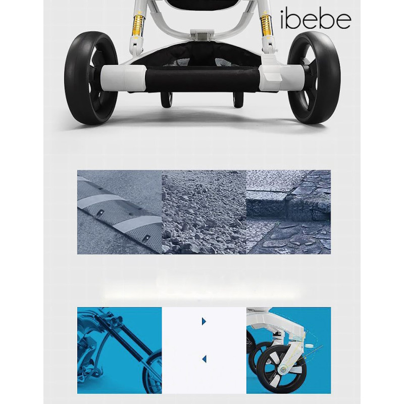 Універсальна коляска 2 в 1 Ibebe istop 2