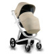 Універсальна коляска 2 в 1 Ibebe istop бежевий ib-is-16