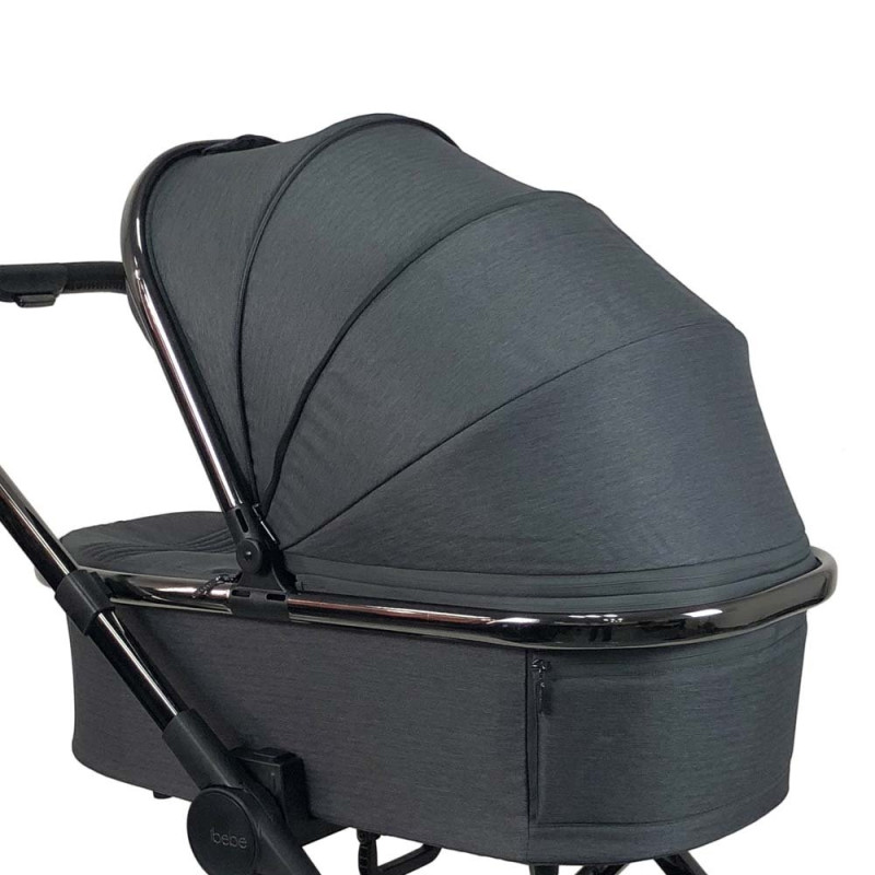 Універсальна коляска 2 в 1 Ibebe Pro 03 grey