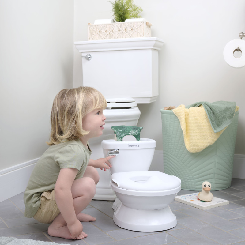 Дитячий горщик-унітаз Ingenuity My Size. Potty Pro White