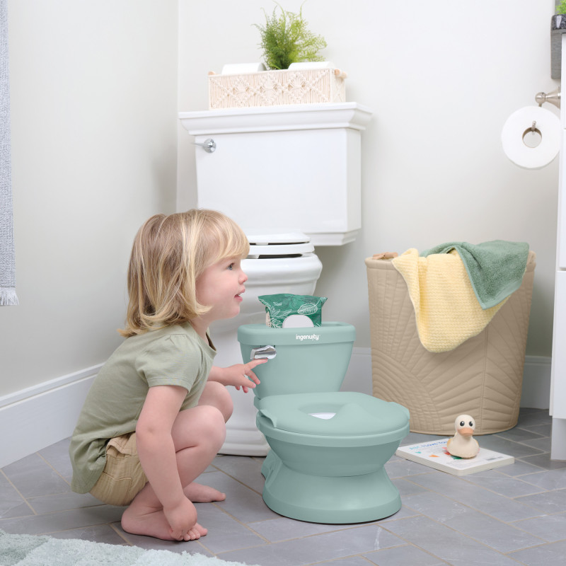 Дитячий горщик-унітаз Ingenuity My Size. Potty Pro Green